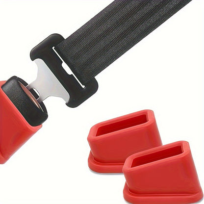 2-Pack Silicone Seat Buckle Holder Set – Car Buckle Booster for Easy Access – Compatible with Most Cars – Interior Accessories