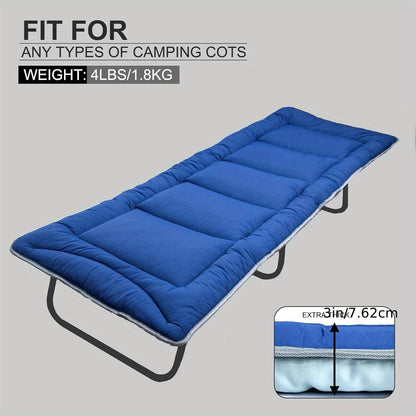 Extra Large 75''x30'' Camping Sleeping Pad - Ultra Soft, Non-Slip, Waterproof, Insulated Mattress - Compact and Comfortable for Outdoor Sleeping - Essential for Backpackers and Campers