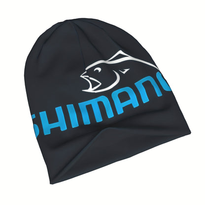 Stylish Thin Flying Fish Hat – Brimless Fitted Cap with Skull Design – Fashionable Unisex Headwear for Casual Wear