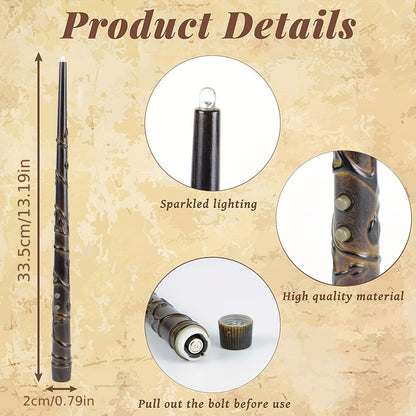 12-Pack Floating Candles – Harry Wand-Inspired Remote-Controlled LED Lights, Plastic Taper Candles for Proposals, Birthdays, Party Ceiling Decor, and Halloween-Themed Ambiance
