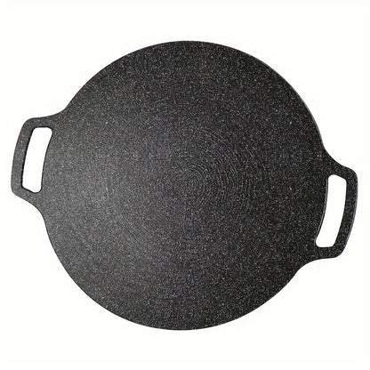Non-Stick Cast Iron BBQ Grill Pan – Versatile and Durable Cookware for Meat, Chicken, Indoor/Outdoor Grilling