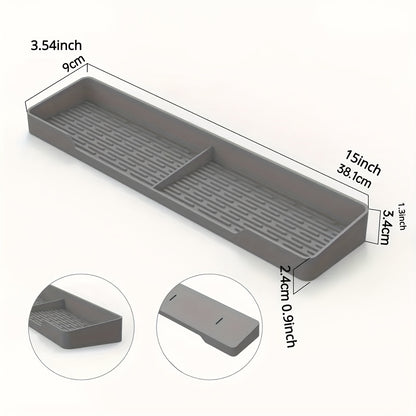 Multifunctional Silicone Storage Board - Heat Insulation, Non-Slip, Space-Saving Design | Oven Rack, Stove Rack, Kitchen Countertop, Seasoning Tray, Tea Tray, Camping & BBQ Supplies - Durable, Easy to Clean