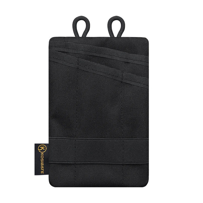 Kosibate Tactical EDC MOLLE Pouch - Mini Wallet Card Holder Key Belt Waist Pack for Camping, Hiking and Outdoor Use