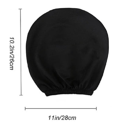2-Piece Black Hooded Figure Car Headrest Covers - 2D Street Style Universal Headrest Protectors for Cars and SUVs