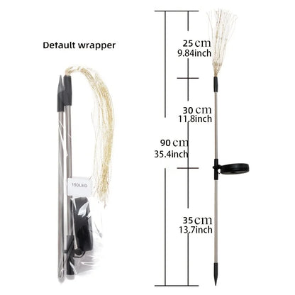 1-Pack Solar Fireworks Lights – Outdoor Holiday Lighting for Garden, Patio, Halloween, Christmas, Wedding & Wall Decor