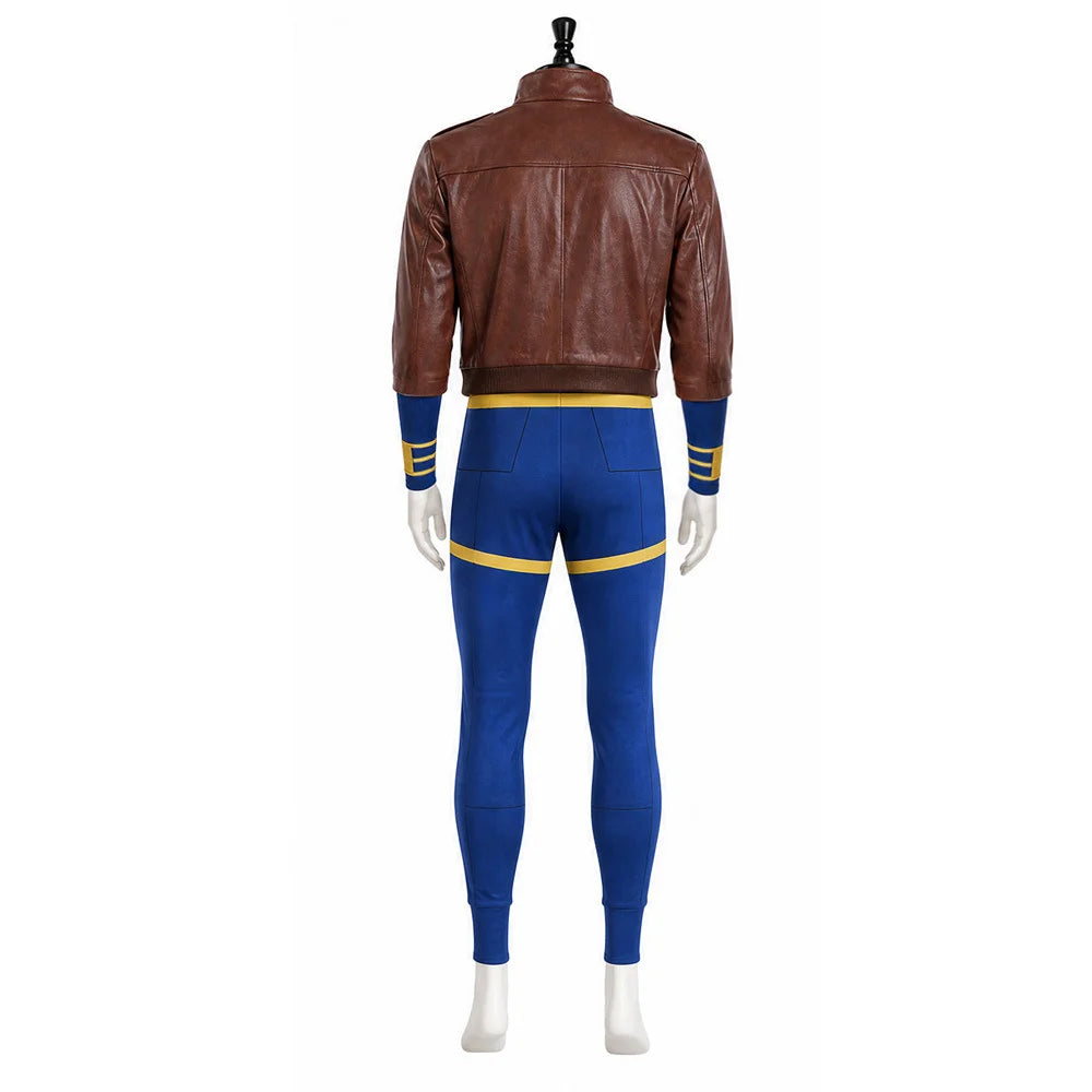 Men's Cyclops Cosplay Costume Set - Roleplay Coat & Glasses Outfit for Halloween, Carnival & Fantasy Events