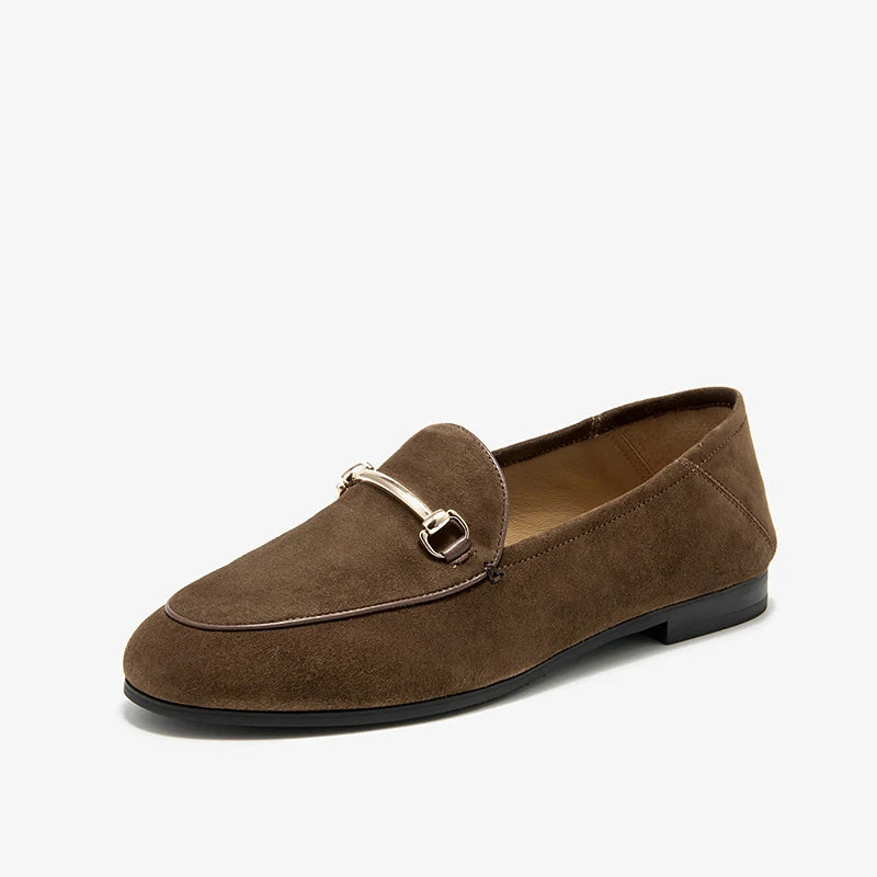 BEAUTODAY Women’s Dress Loafers – Cow Leather & Sheepskin Formal Business Shoes, Handmade Spring/Autumn 2025 27171