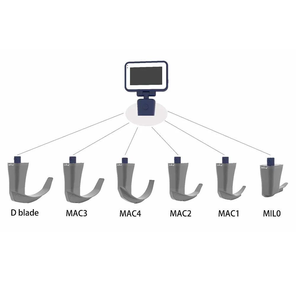 3.5-Inch Touch Screen Video Laryngoscope with Reusable Sterilizable Blades – Digital Laryngoscope, Mexico Warehouse Delivery