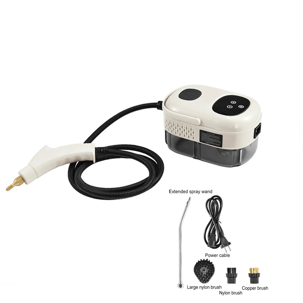 2500W High Pressure Steam Cleaner – Intelligent Household Cleaner for Air Conditioner, Kitchen, Car & Floors