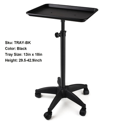 360° Rotating Beauty Salon Cart with Wheels – Adjustable Height Organizer & Ultimate Salon Utility Trolley