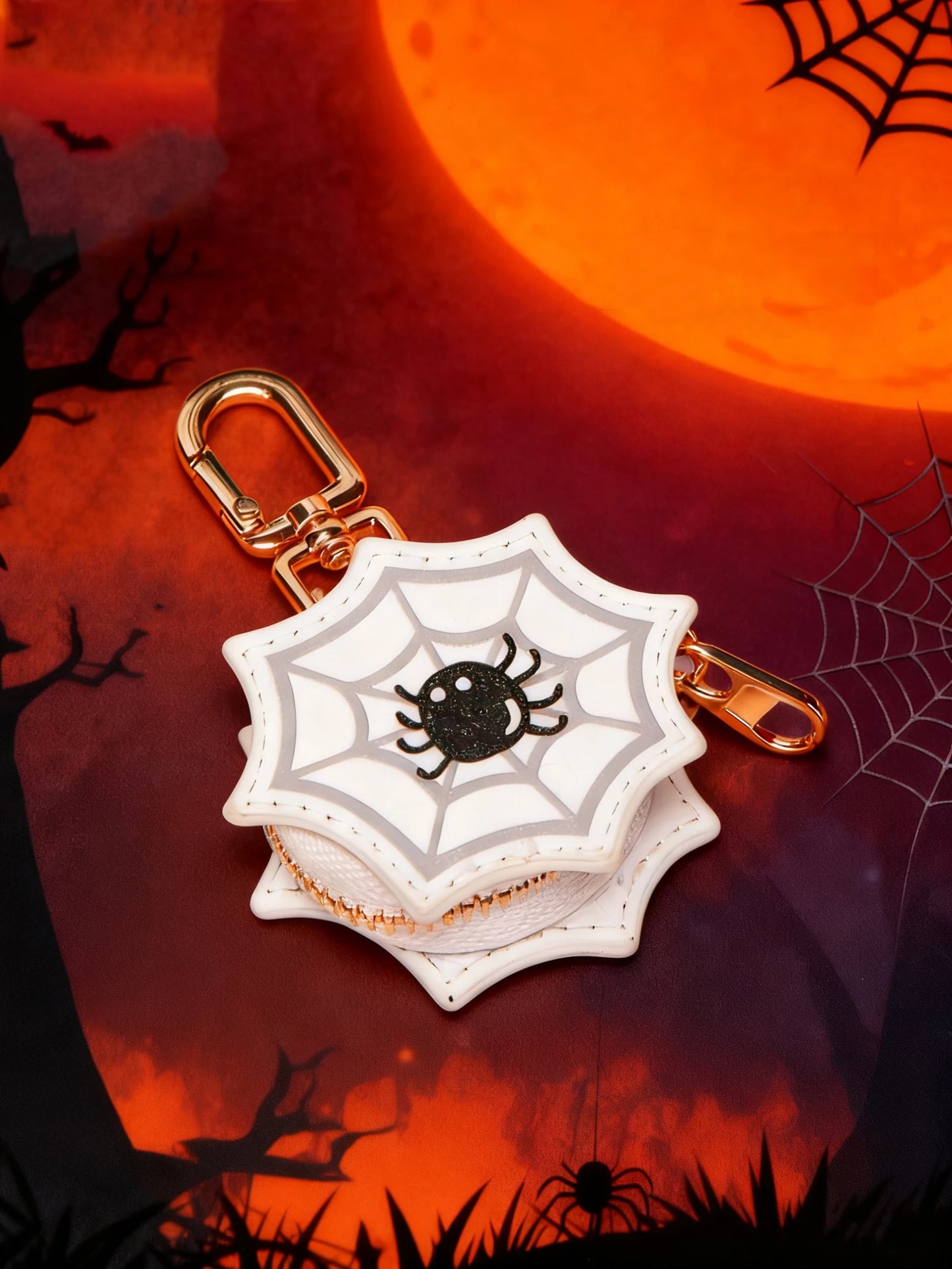 Halloween Pumpkin Coin Purse - Cute Mini Pendant Keychain Bag & Gift Accessory