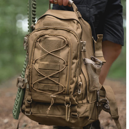 65L Tactical Outdoor Backpack — Large Capacity Military Hiking & Camping Rucksack for Men