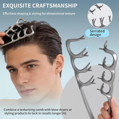 Volumizing Hair Comb - Wide-Tooth Detangling & Fluffy Hair Styling Tool