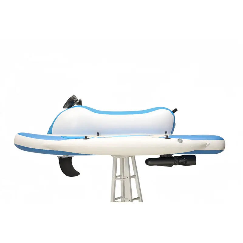 Remote Control Electric Motorized Inflatable Jet Ski Boat – Floating Water Motor Boat with Electric Underwater Scooter