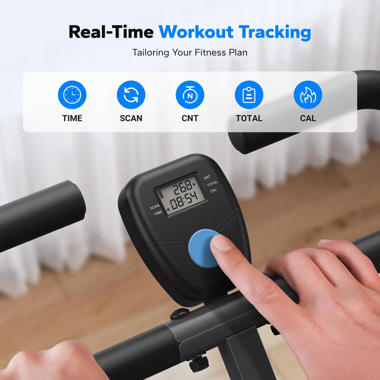 MERACH 2 in 1 Squat Rowing Machine – Foldable Glute Trainer & Leg Exercise Equipment, Easy Setup for Home Fitness