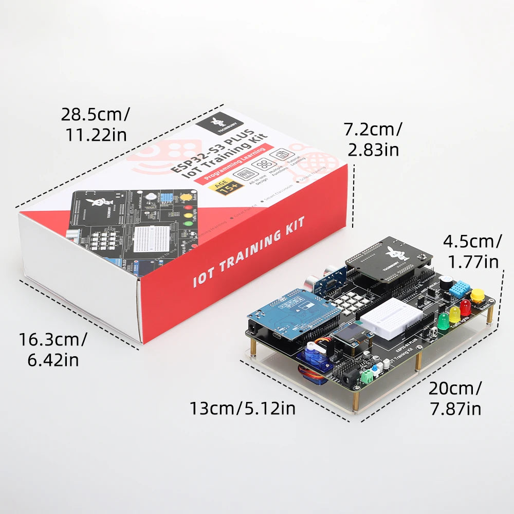 Tscinbuny ESP32-S3 PLUS Arduino Starter Kit - Complete Programmable IoT Development & Educational Kit