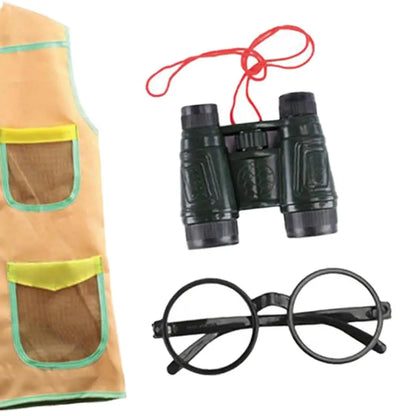 Kids Outdoor Adventure Exploration Kit – Explorer Costume & Role-Play Set for Children