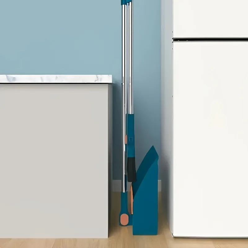 Household Broom & Dustpan Set – Durable Long-Handle Sweeping Set for Home, Office, School & Dorm
