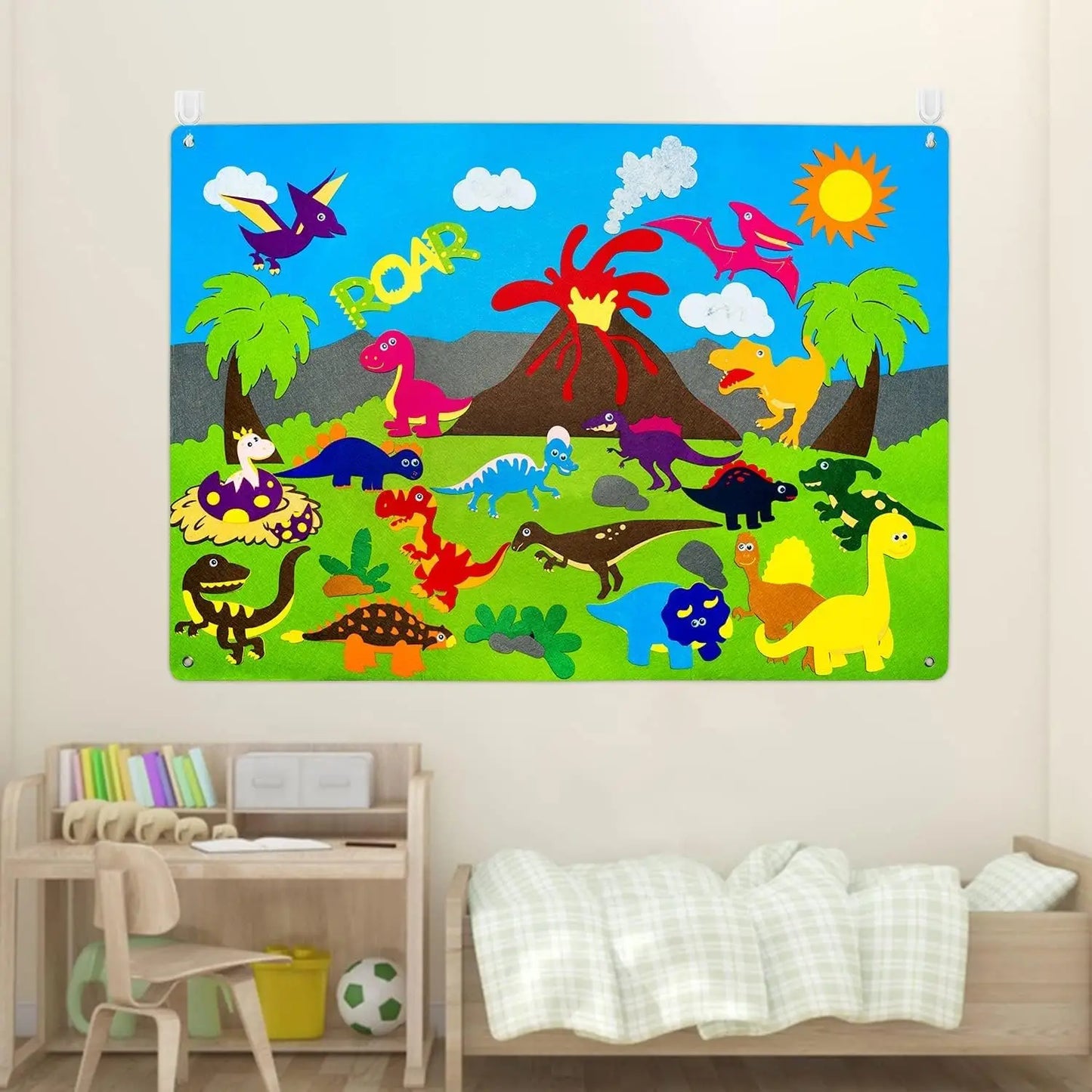 Montessori Felt Board Story Set – Outer Space Learning Activities, Preschool Educational Toy & Party Decoration