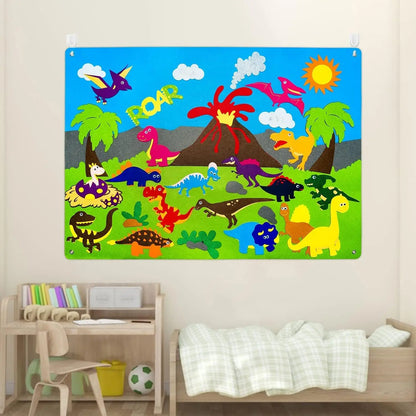 Montessori Felt Board Story Set – Outer Space Learning Activities, Preschool Educational Toy & Party Decoration