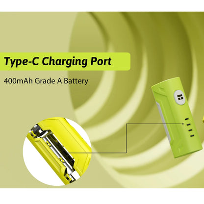 DOTECO Tik10 Tiny Electric Soldering Iron — 400mAh Battery, Spring-Loaded 510 Thread Heat Pen for Welding and Soldering