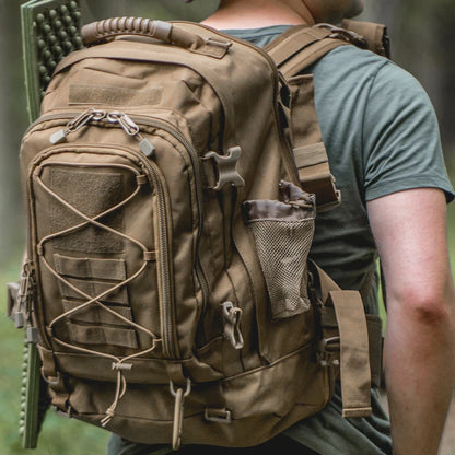 65L Tactical Outdoor Backpack — Large Capacity Military Hiking & Camping Rucksack for Men
