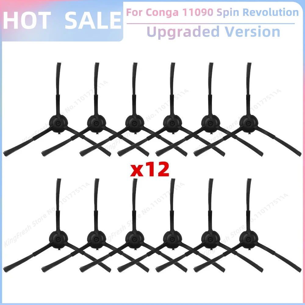 Replacement Parts Kit for Cecotec Conga 11090 / 13090 Spin Revolution Vacuum – Roller, Brushes, HEPA Filter & Mop