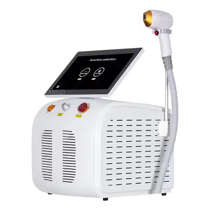 Professional Diode Ice Titanium Laser Hair Removal Machine - 3 Wavelength 755/808/1064nm, Face & Body Epilator for Salon Use