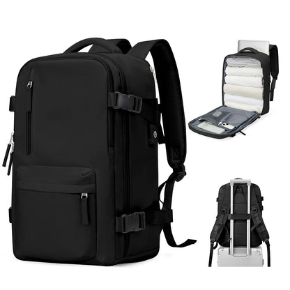 Women's Cabin Travel Backpack - Large Capacity, Water-Resistant Laptop Bag 45x36x20 cm, Fits EasyJet and Ryanair Carry-On Dimensions
