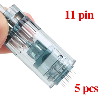 M8 Dr Pen Cartridge Needles – Bayonet Micro Replacement Tips for Derma Microneedling Pen 11/16/36/42 Pin 3D/5D Skin Care Treatment Needles