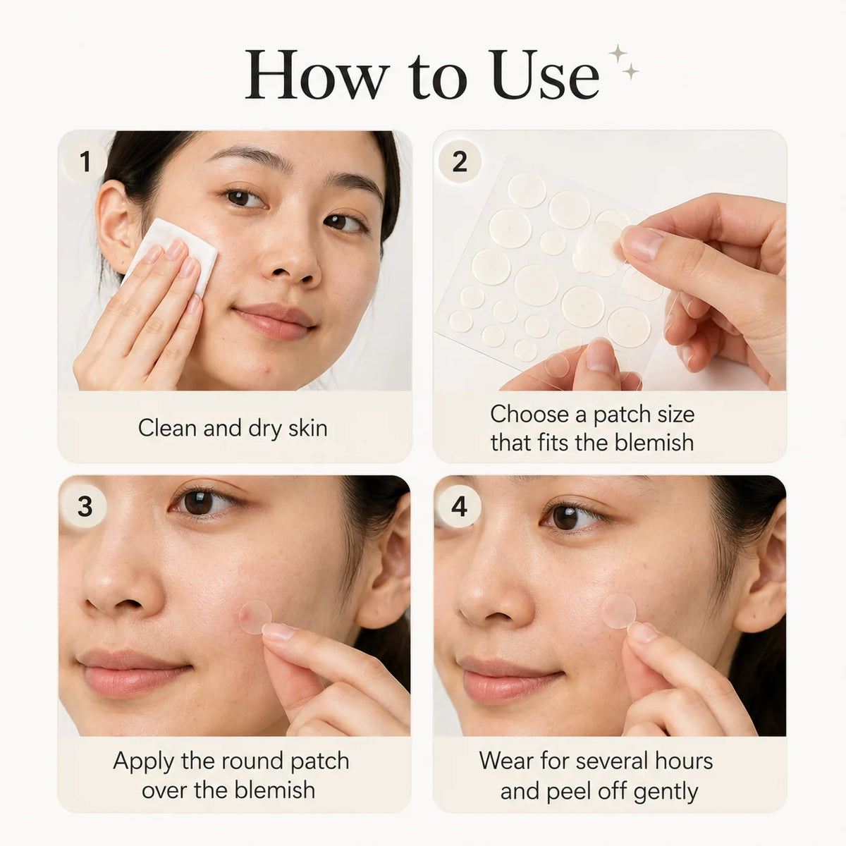 360pcs Invisible Acne Patches - Pimple Spot Stickers for Skin Care