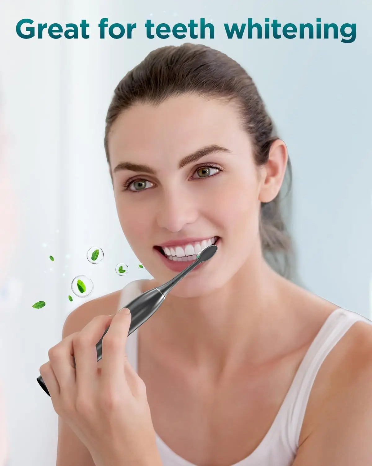 Rtauys S5 Upgraded Sonic Electric Toothbrush – Rechargeable Toothbrush for Adults & Kids 12+, 8 Brush Heads, IPX7 Waterproof with Travel Case
