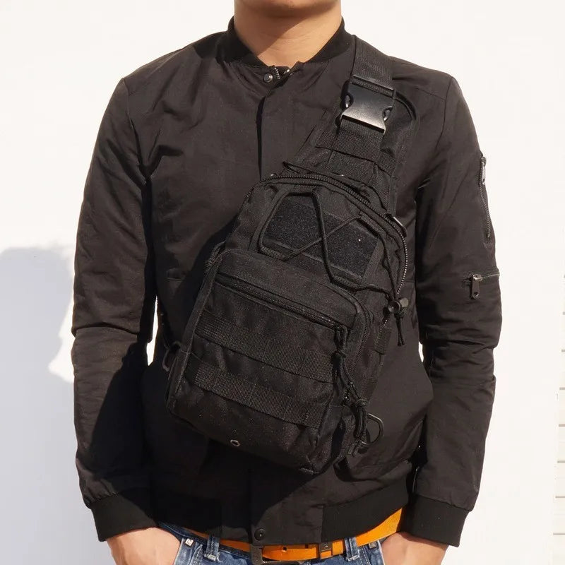 LHI Tactical Shoulder Chest Bag — Waterproof EDC Sling Pack for Hiking, Camping, Hunting & Concealed Carry