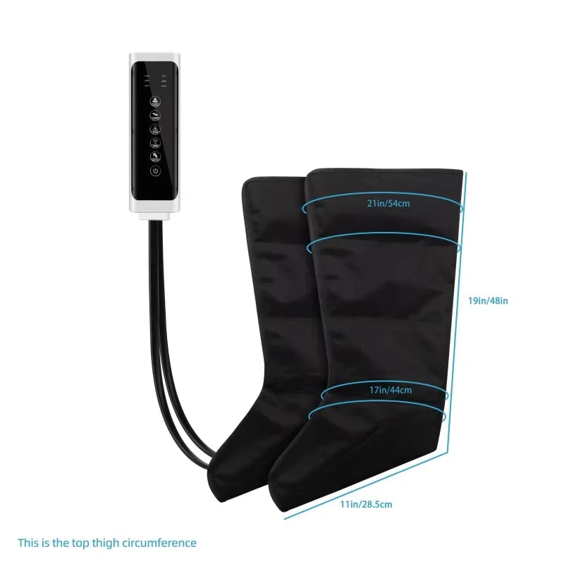 JinKairui Electric Leg Massager - Extended Thigh, Calf & Foot Relaxation with Remote Control