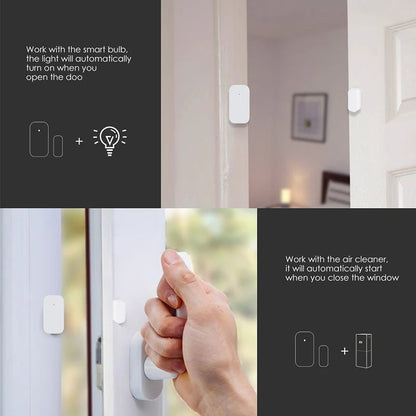Original Aqara ZigBee Door & Window Sensor – Wireless Smart Home Security, Works with MiHome & HomeKit APP (MCCGQ11LM)