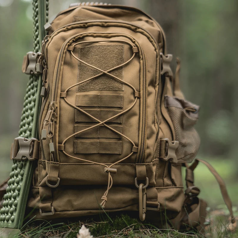 65L Tactical Outdoor Backpack — Large Capacity Military Hiking & Camping Rucksack for Men