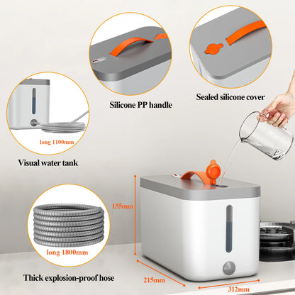 1500W Handheld Steam Cleaner – Powerful Multiuse Steamer for Upholstery, Tough Stains & Grime Removal