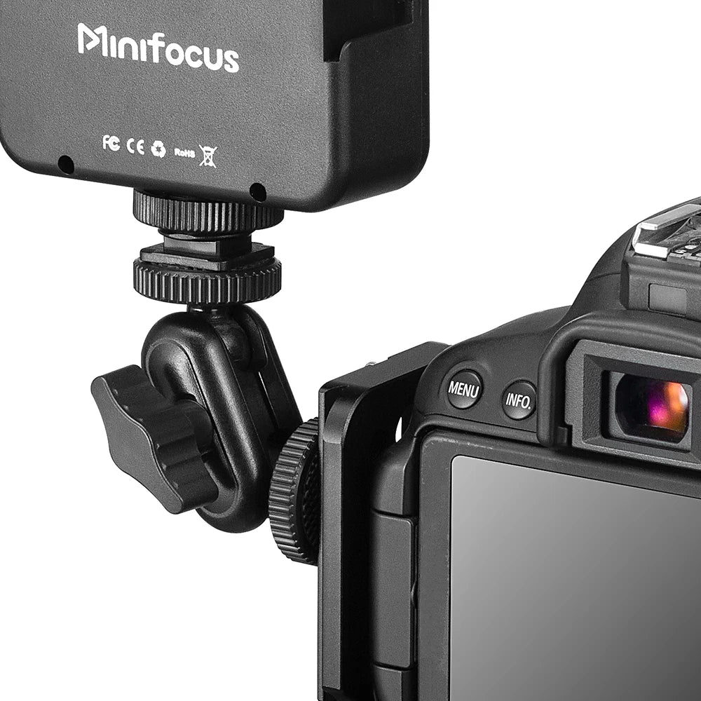 Double Ball Heads Magic Arm with 15mm Ball, 360° Rotation, 1/4'' Screw Extend Mount for GoPro, DSLR, Camera, Monitor, Video Light, Mic, Tripod