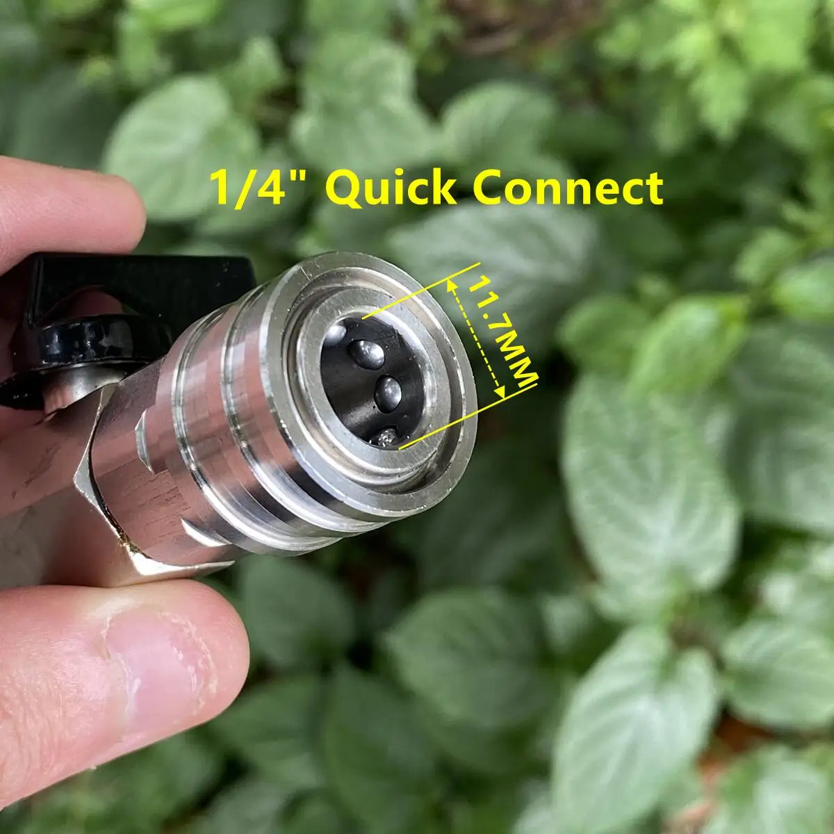 High-Pressure Washer Ball Valve Kit - 1/4" Quick Connector for Karcher, Lavor, Stihl & Nilfisk Hoses