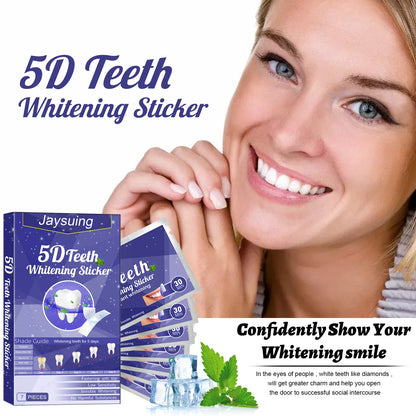 Teeth Whitening Strips – Oral Hygiene Gel Stickers for Cleansing, Dental Whitening & Veneer Care