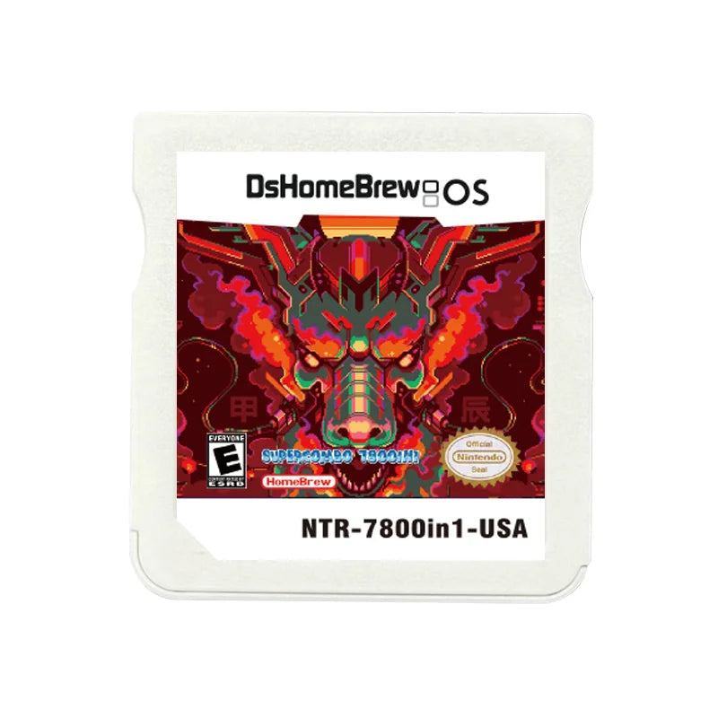 7800 in 1 R4 3DS Flash Card – NDS SDHC Adapter Memory Card for DS Games with RTS Support