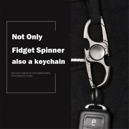 Finger Spinner Fidget Toy - Stress Relief Hand Spinner Keychain with Bottle Opener