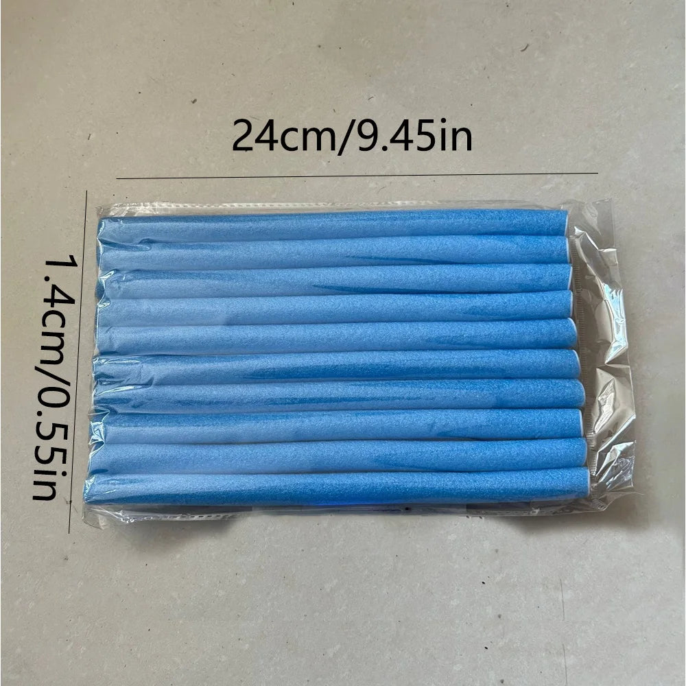 10PCS Universal Perm Curling Bar – Colorful Sponge Curling Stick, Pearl Cotton EVA Curling Iron for Hair Styling