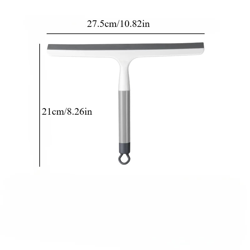 Silicone Shower Squeegee Scraper – Multi-Purpose Bathroom Glass, Floor & Window Cleaning Water Wiper Tool for Home Use