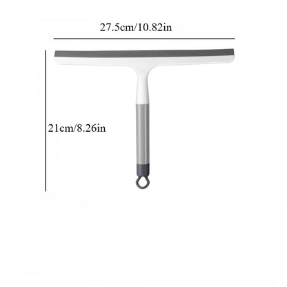 Silicone Shower Squeegee Scraper – Multi-Purpose Bathroom Glass, Floor & Window Cleaning Water Wiper Tool for Home Use
