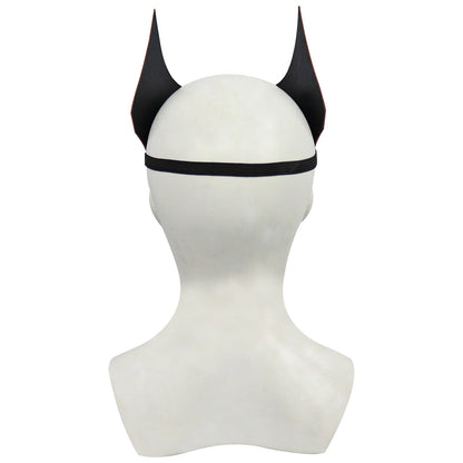 Scarlet Witch Cosplay Headband & Mask — Leather Face Cover for Adult Halloween, Superhero Costume & Party Props