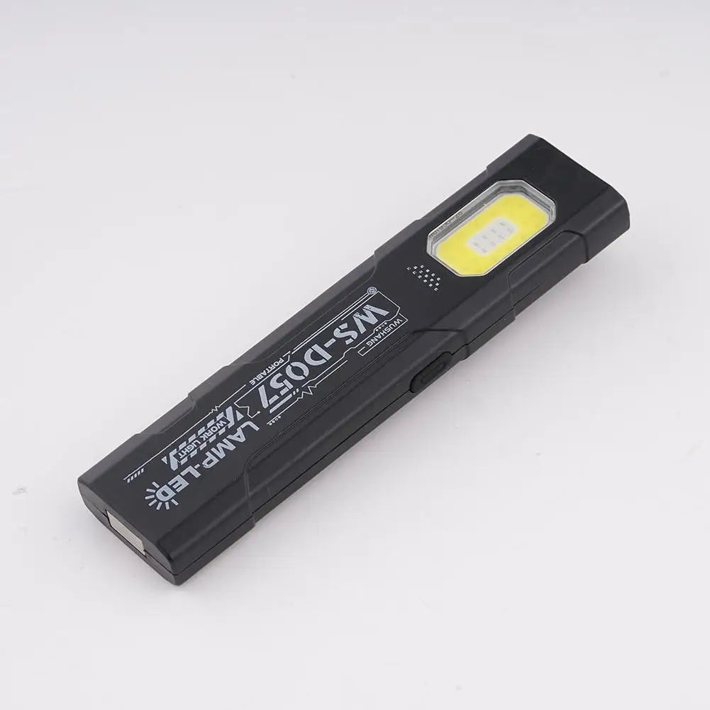 Rechargeable 550LM LED Keychain Flashlight — Mini Pocket Torch Lantern with Magnet for Emergency & Work