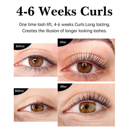 Gollee Eyelash Lifting Perm Kit – Original Lash Lift Set for 4-6 Weeks Retention, Eyelash Curler & Treatment Makeup Set
