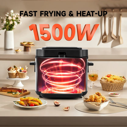 2.5L Electric Deep Fryer – Large Capacity Oil Frying Machine for Fried Chicken, Fries, Commercial & Countertop Use