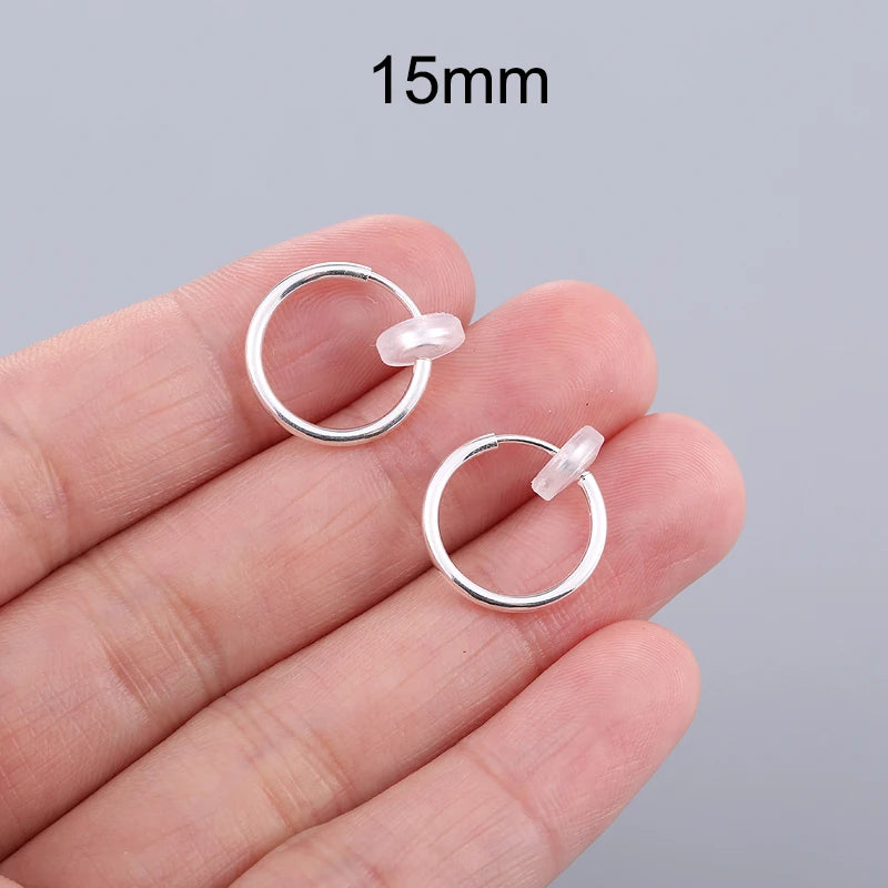Unisex Ear Cuff Clip-On Hoop Earrings – No Piercing Required, Non-Hole Fake Earrings for Men & Women 2025 Trend